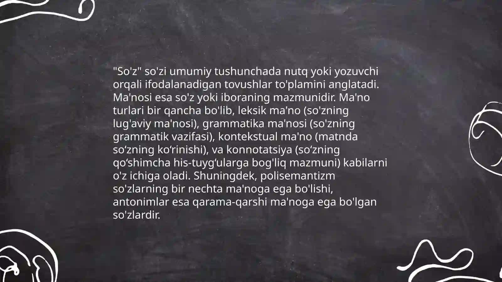 Leksik, semantik, semik tahlil qilish asoslar 4