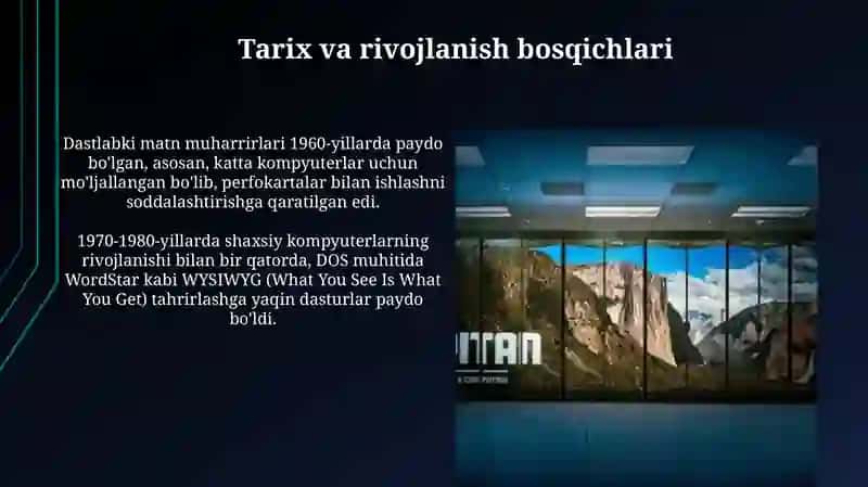 Zamonaviy matn muharrirlari 4