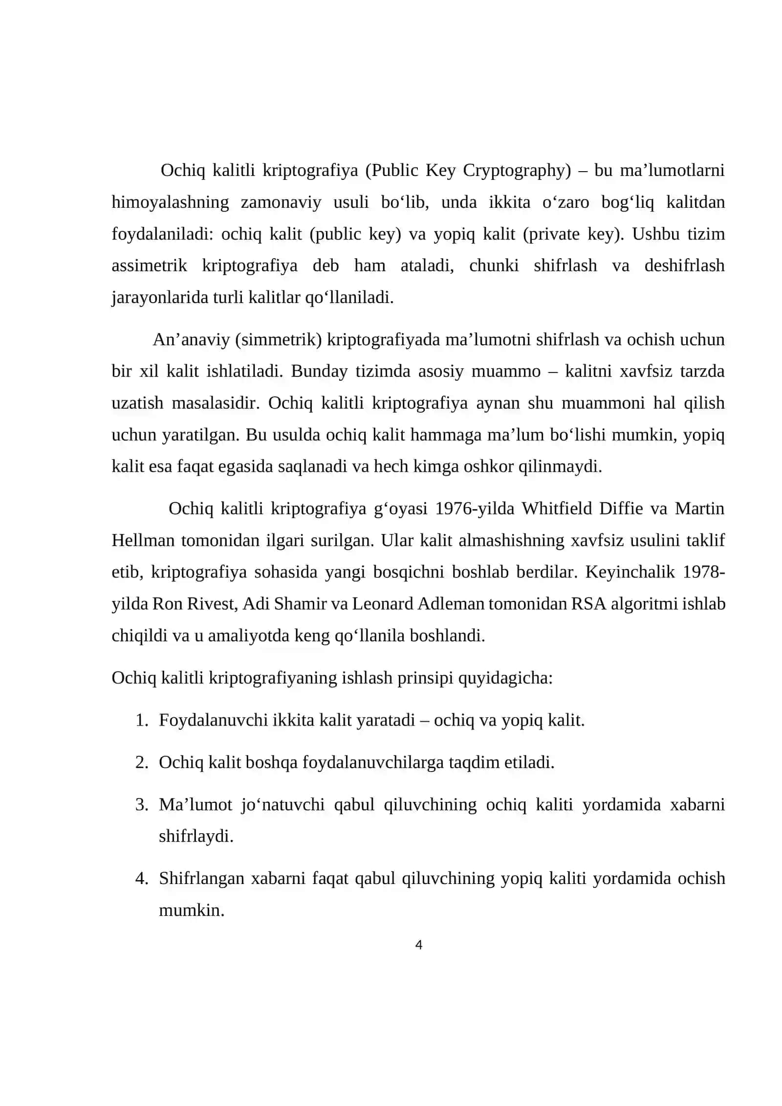 Ochiq kalit infratuzilmasi 4