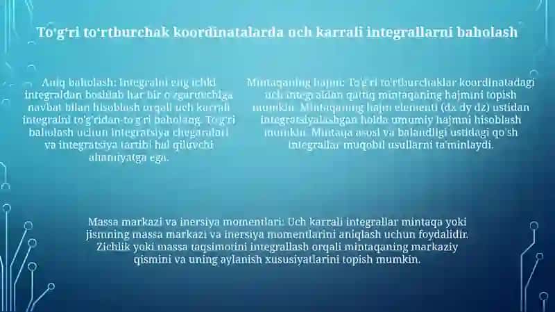 Uch Karali Integralar 4