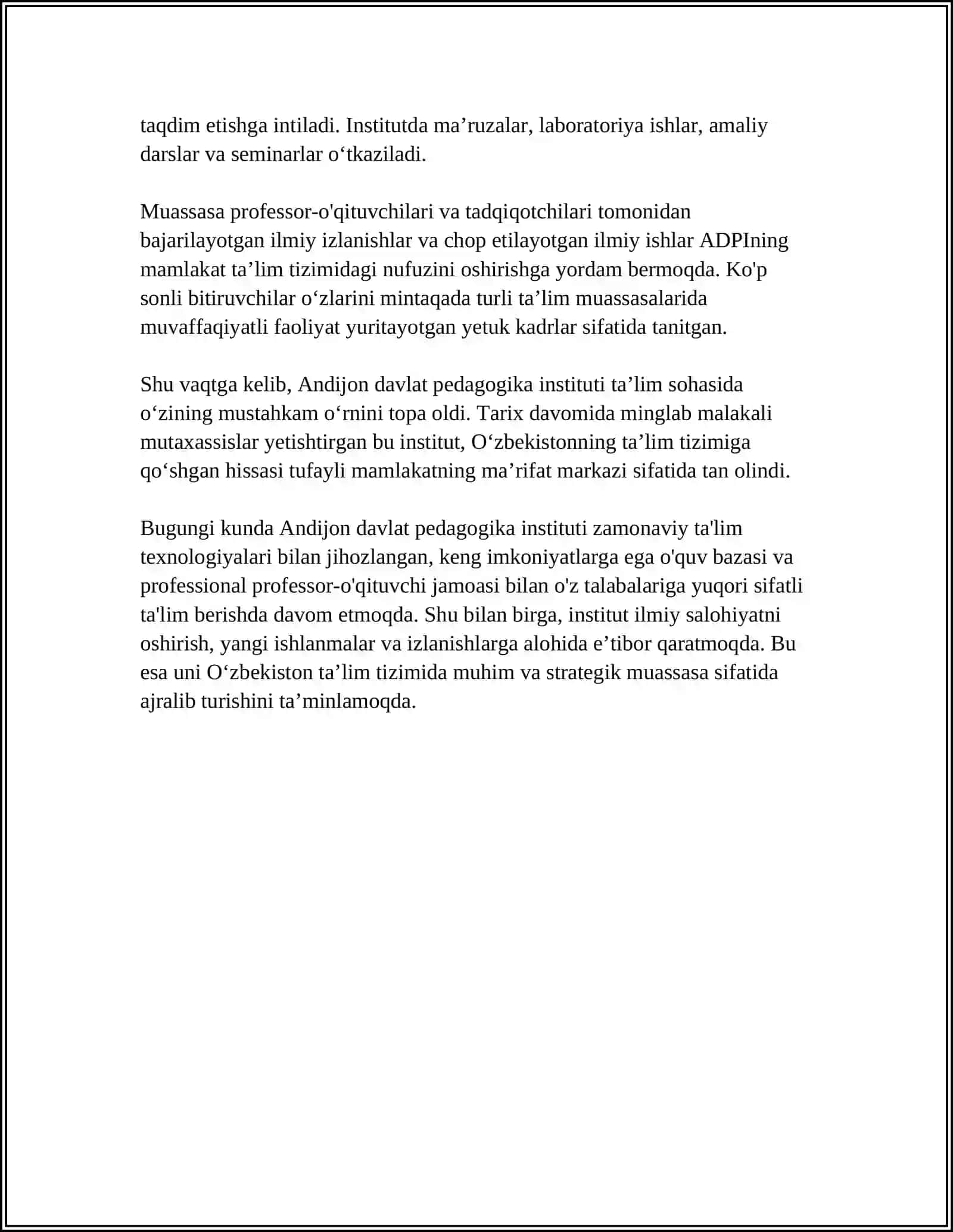 ADPI Andijon Davlat Pedagogika Insituti 4