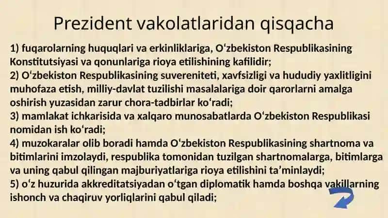 O'zbekistonda prezidentlik boshqaruvi joriy etilishi 4
