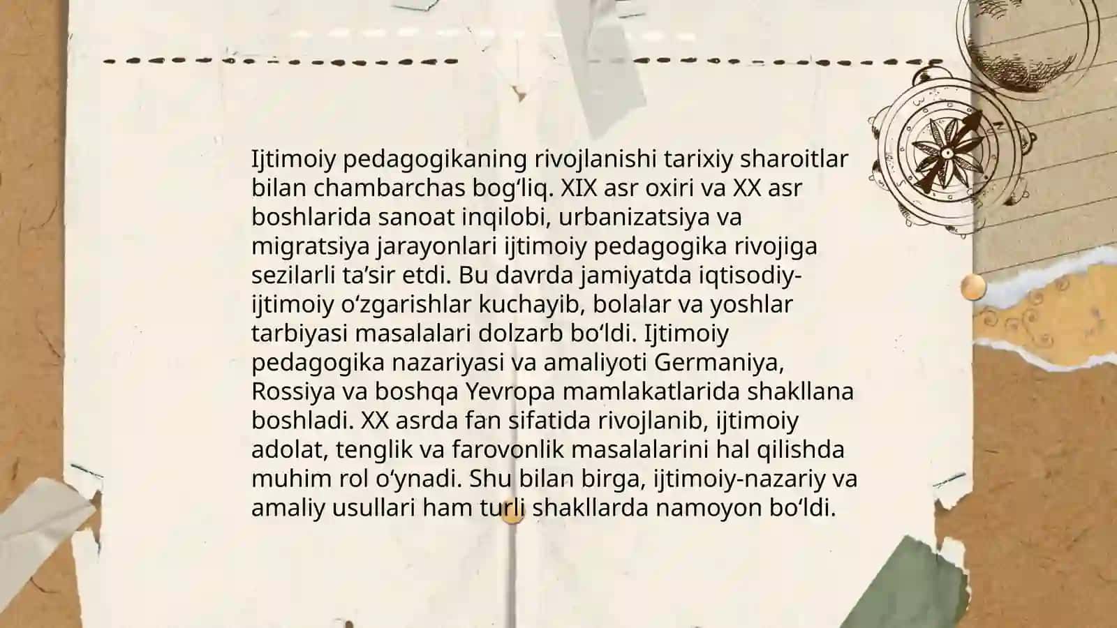 O'zbekistonda ijtimoiy pedagogika fanining paydo bo'lishining madaniy-tarixiy, ijtimoiy-huquqiy shart-sharoitlari 4