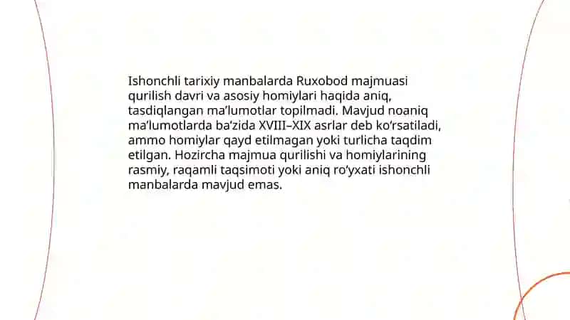 Ruxobod majmuasi tarixi 4