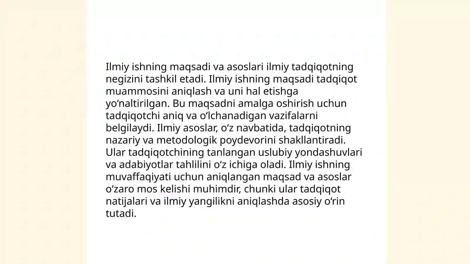 Ilmiy ish asoslari fanining maqsad va vazifalari 4