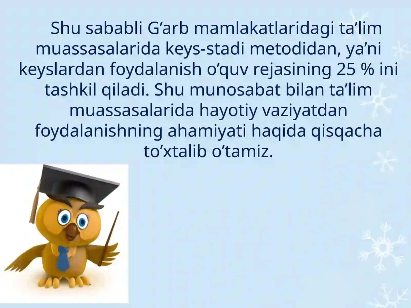 TEXNOLOGIY FANI DARSLARIDA INTERFAOL USULLARNI QO`LLASH 4