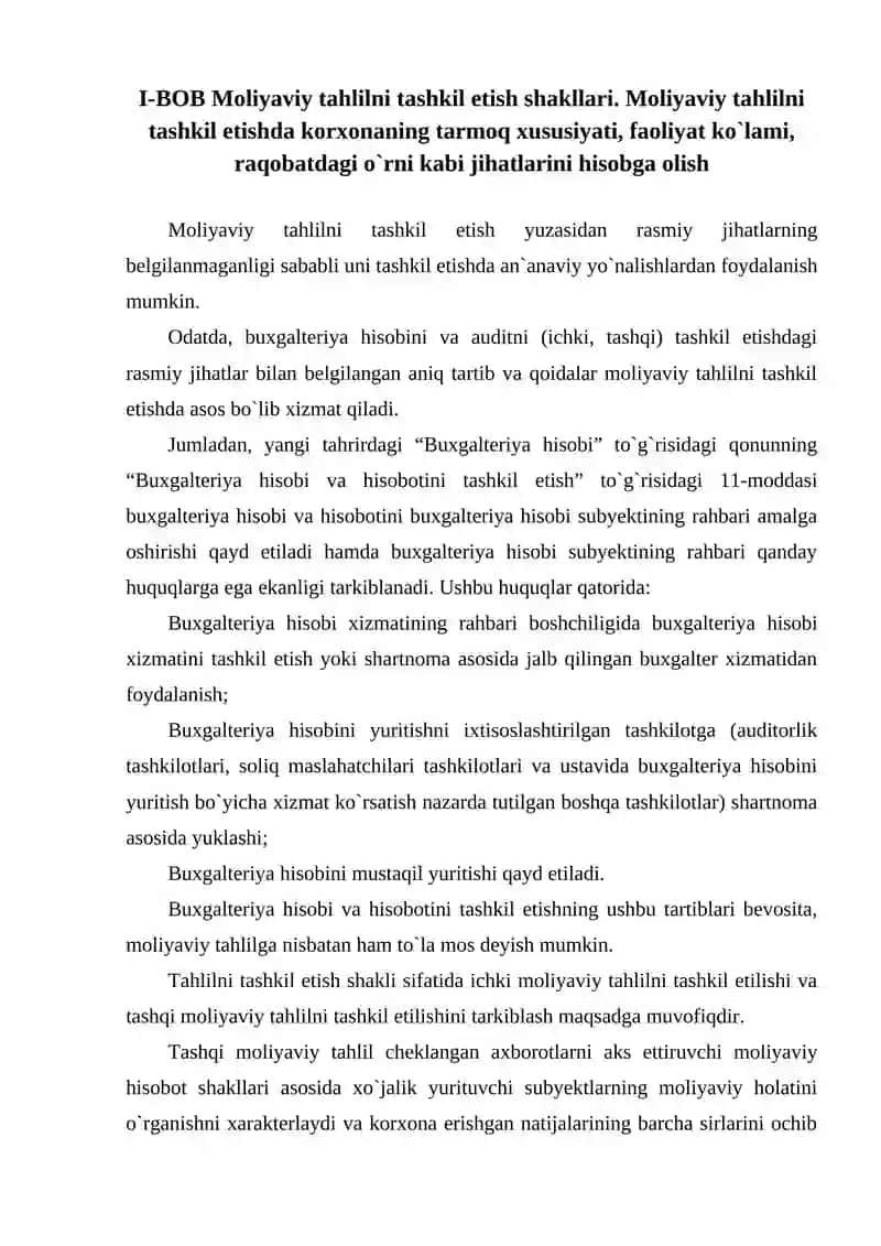 Moliyaviy axborotlarning umumiy tavsifi 4