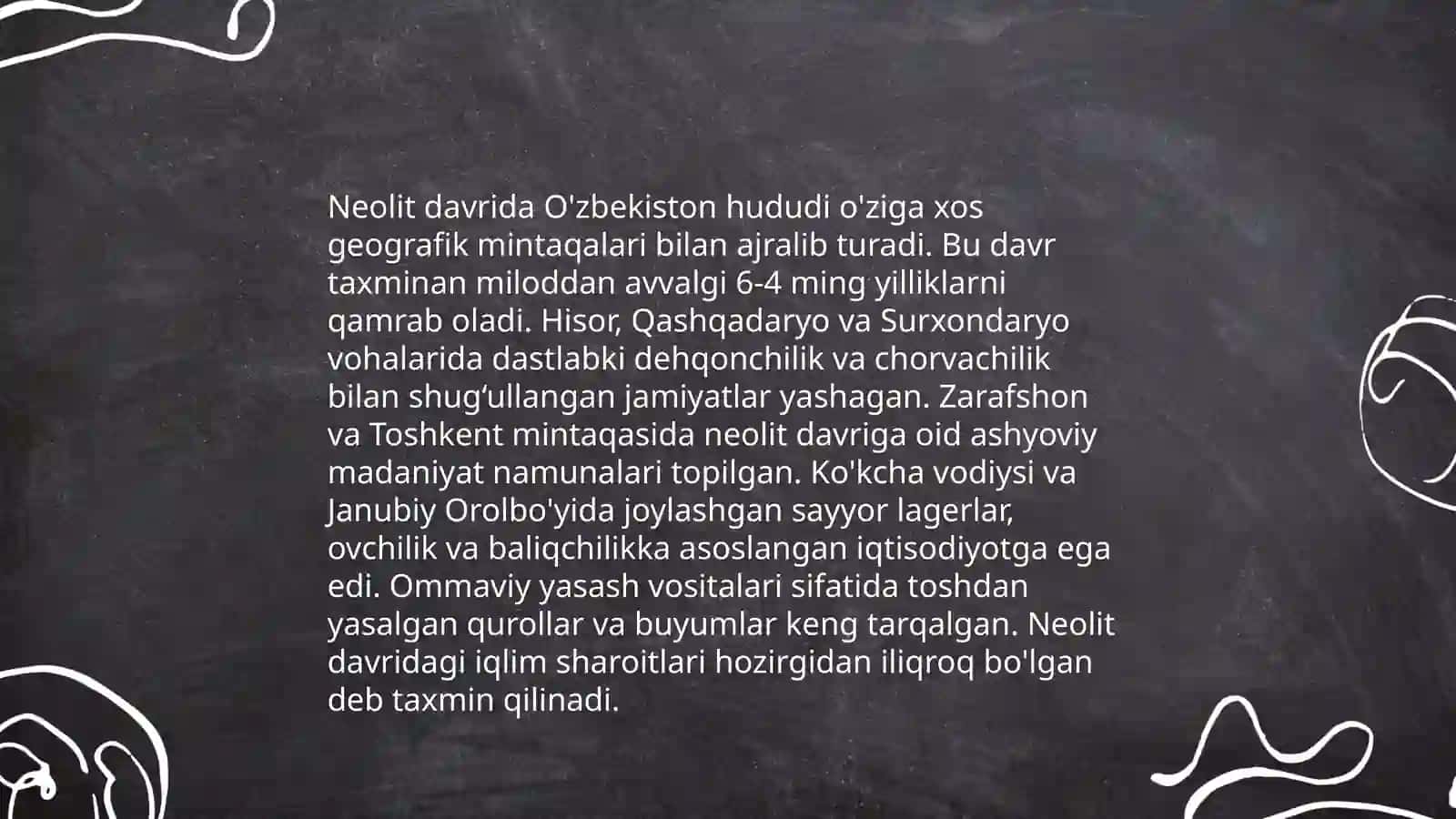 O'zbekiston hududida neolit davri manzilgohlari 4