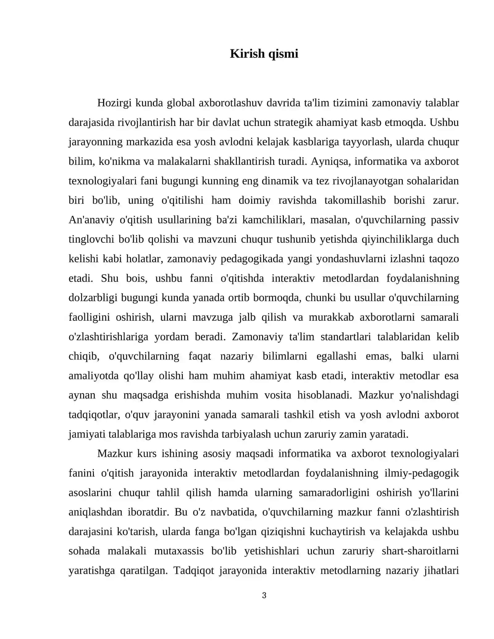 Informatika va axborot texnologiyalari fanini o'qitishda interaktiv metodalardan foydalanish 4