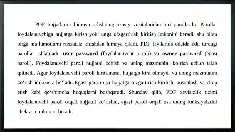 PDF fayllariga qo‘yilgan sodda parollarni buzish 4