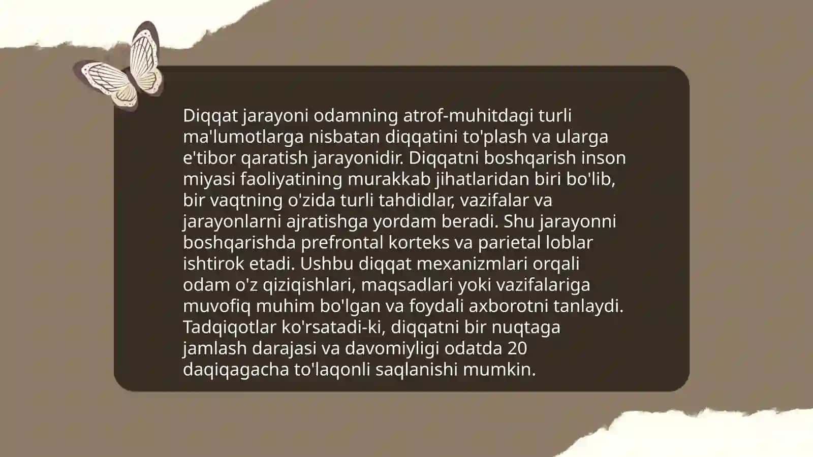 Psixik jarayonlarning vujudga kelishi 4