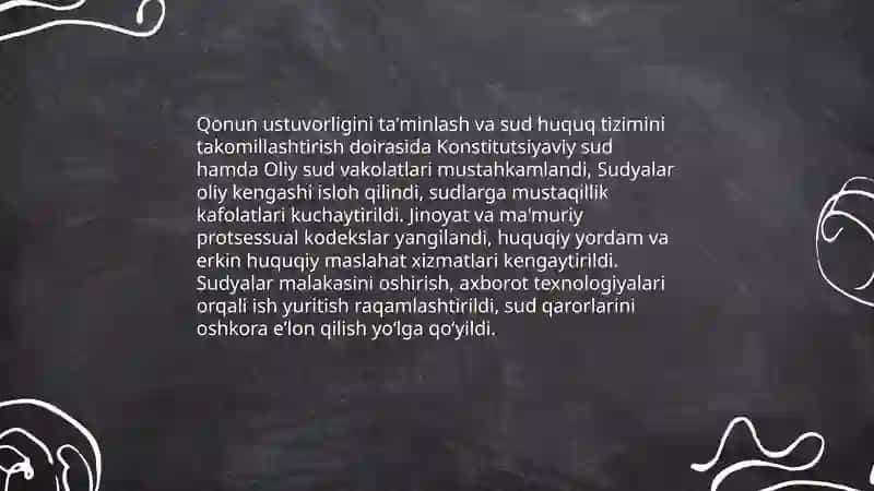 Oʻzbekiston Demokratik fuqarolik jamiyat asoslarining shakllanishi amalga oshirilayotgan siyosiy islohotlar 4