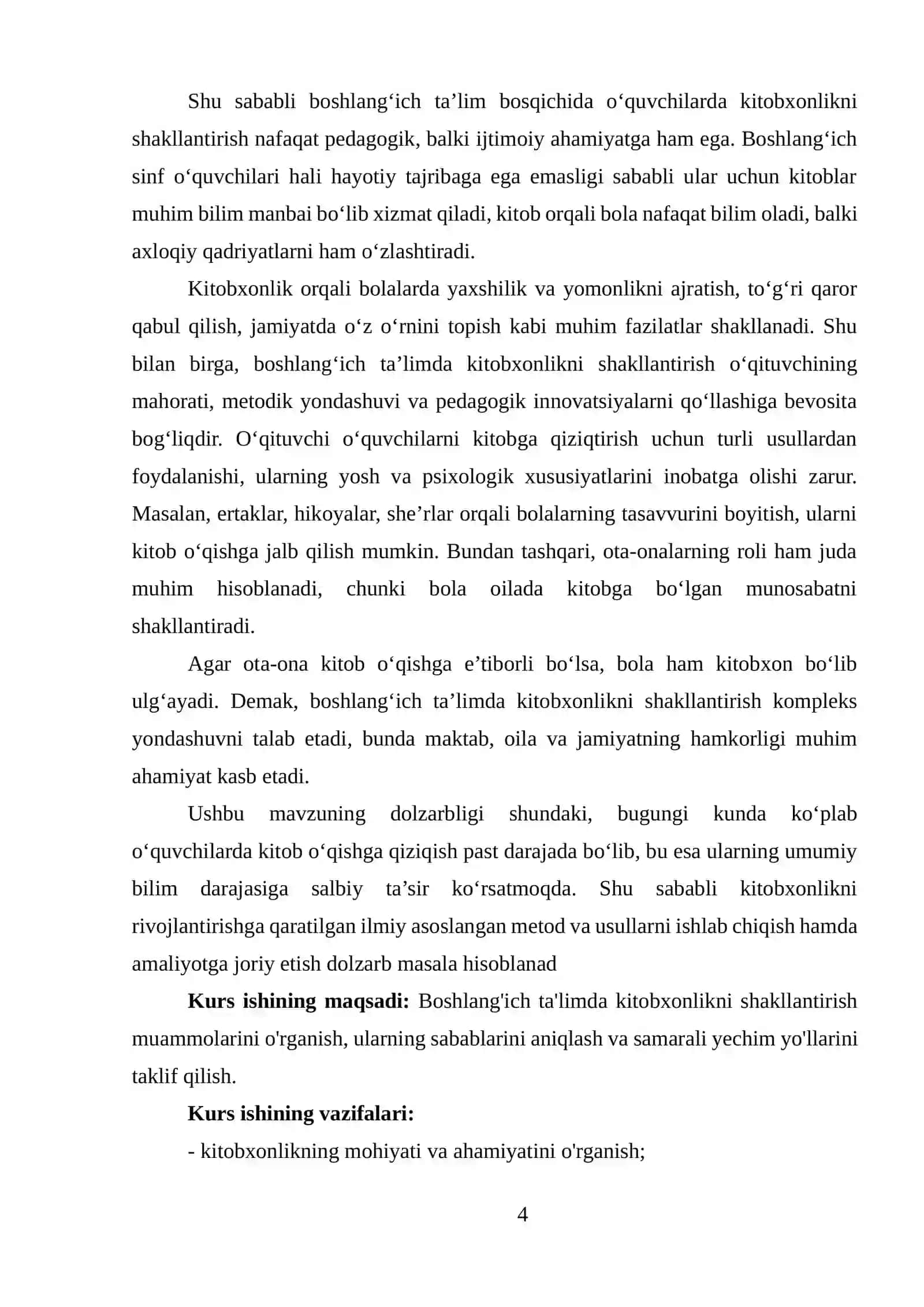 Boshlang’ich talimda kitobxonlikni shakllantirish muammolari 4