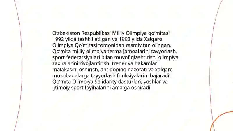 Oʻzbekiston Respublikasining Olimpiadalarda ishtroki 4