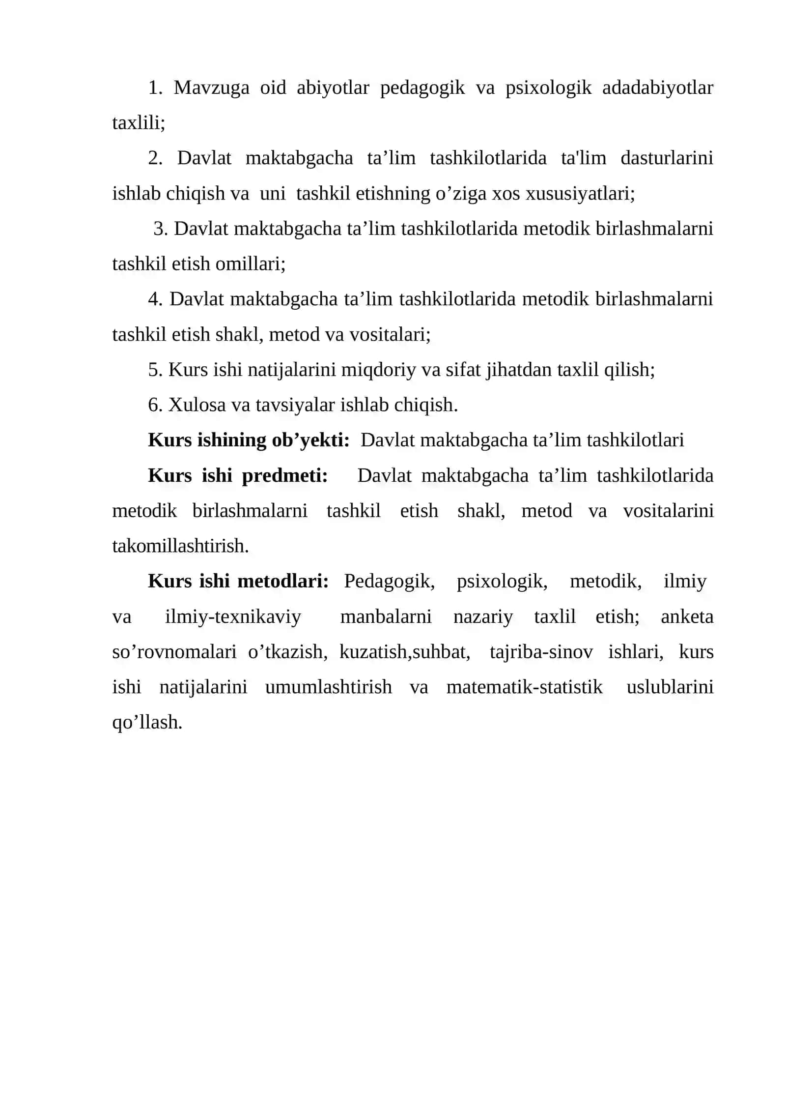 MAKTABGACHA TA'LIMDA MUAMMOLI TA'LIMNI TASHKIL ETISH BOSQICHLARI 4