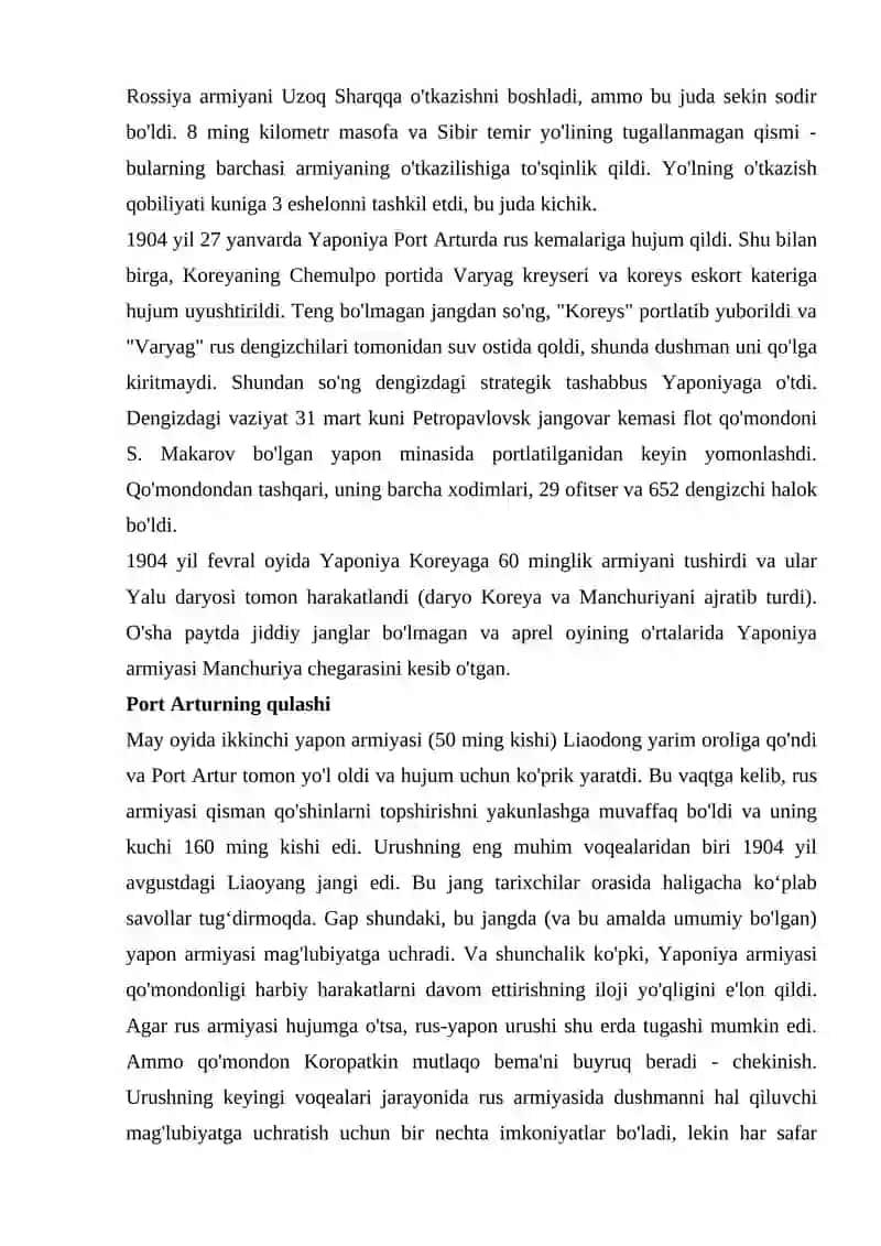 1904-1905-YILGI RUS-YAPON URUSHI 4