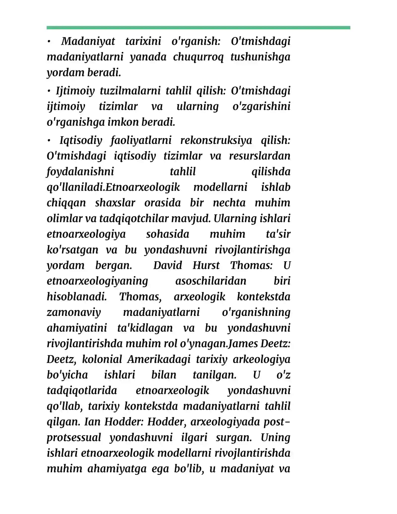 Etnoarxeologik modellar rekonstruksiyasi 4