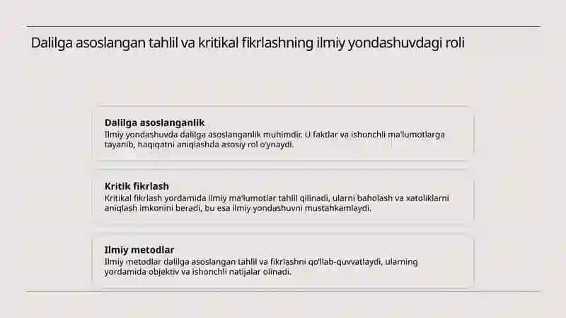 Ilmiy bilimda xaqiqat: asosiy yondoshuv 4