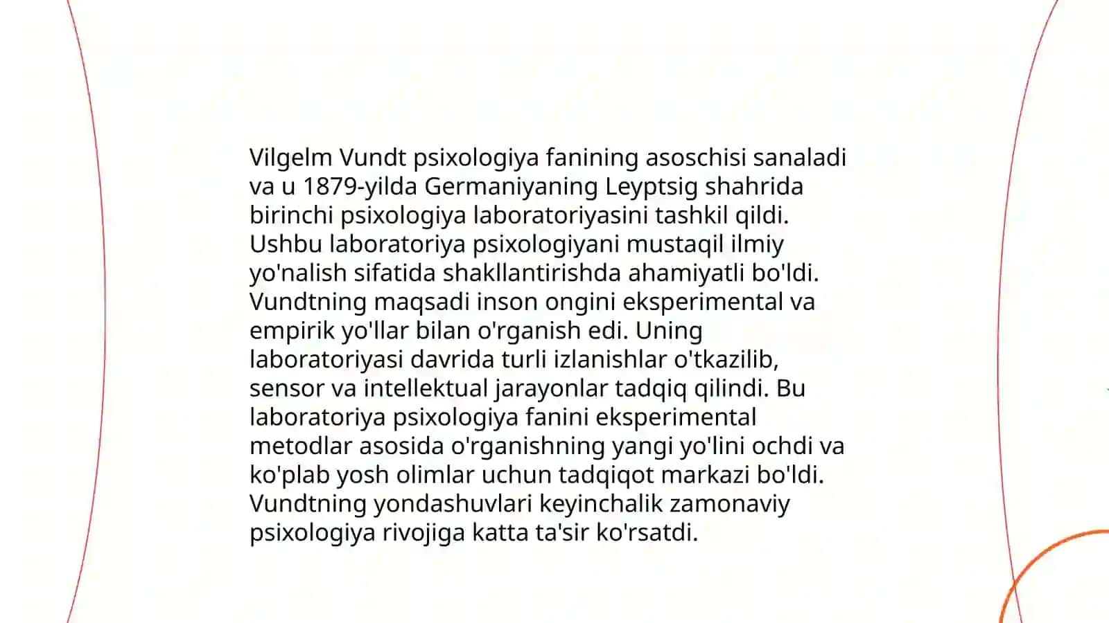 Umumiy psixologiyada experimental metodning tarixi 4