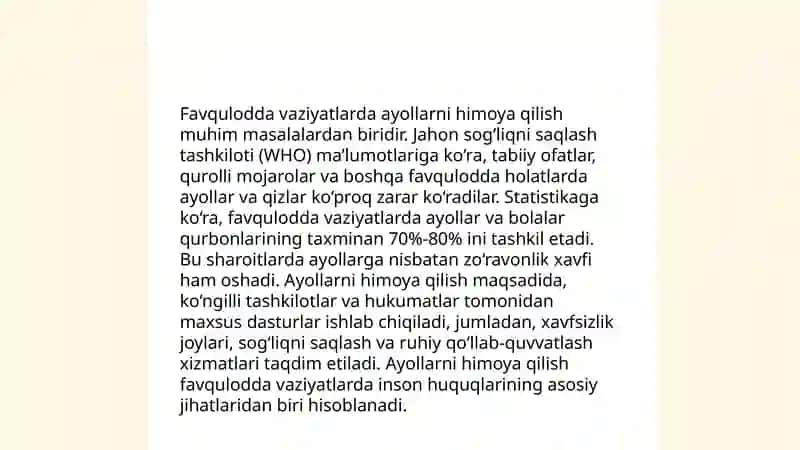 Favqulotda holatlar va Unda tibbiy xodim chora tadbirlari 4
