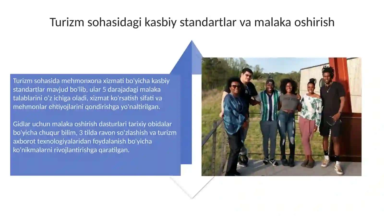 Turizmda kadrlar tayyorlash va malaka oshirish 4