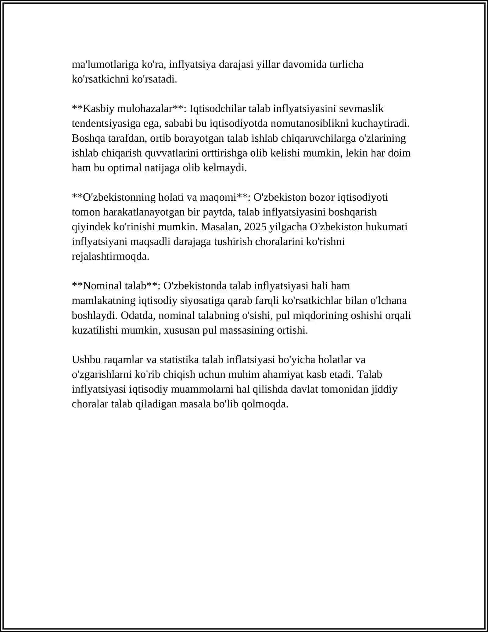 INFLATSIYANING TURLARI TALAB VA TAKLIF INFLATSIYASI 4