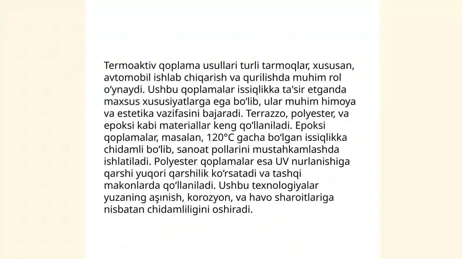 Qogʻozga lak qoplama texnologiyasi 4