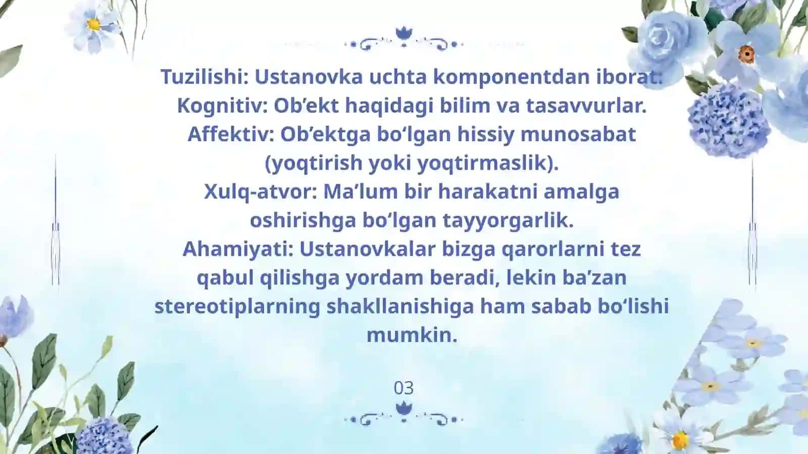 Nomi: Shaxs psixologiyasi: Motivatsiya va dunyoqarash (Tayyor prezentatsiya) 4