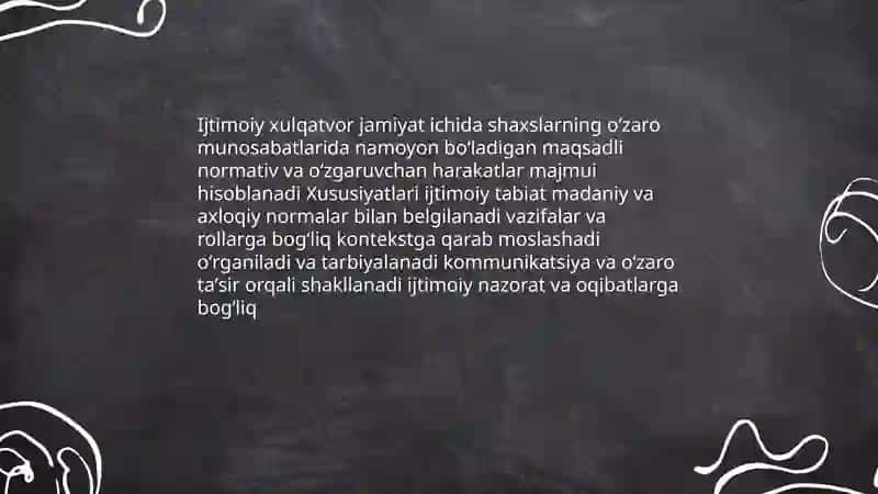 Ijtimoiy anglanganlik va ijtimoiy xulq atvor 4