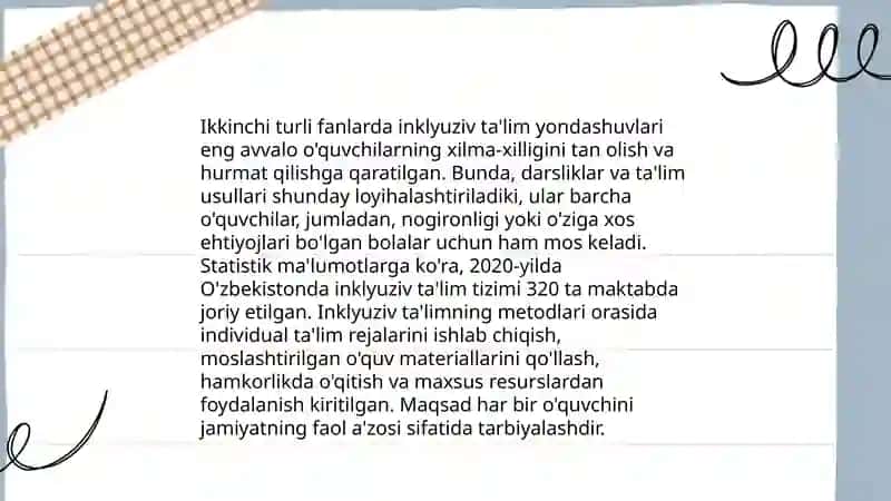Inklyuziv ta'limning huquqiy asoslari 4