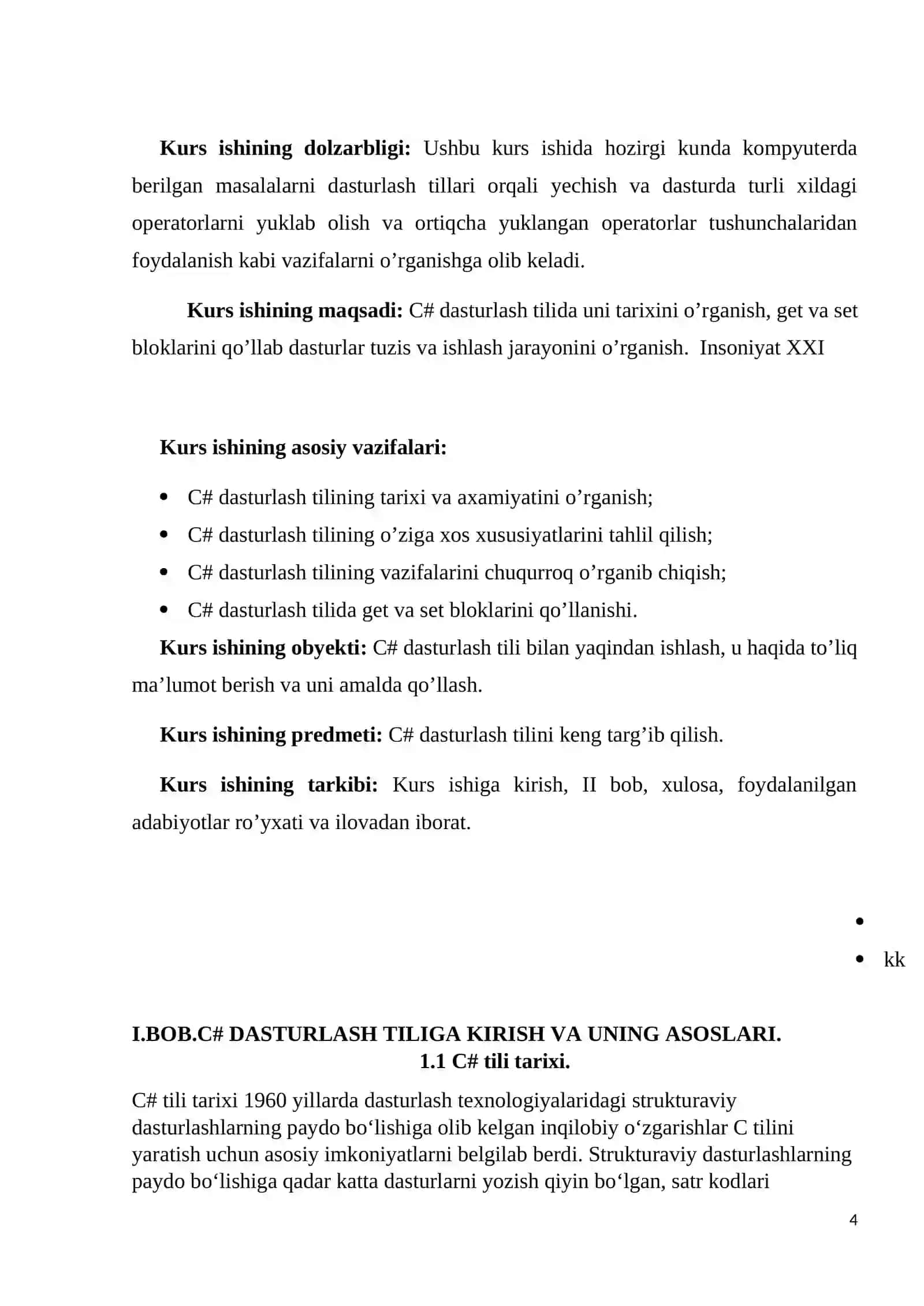 DASTURLASHDA XOSSALARDAN FOYDLANISH. GET VA SET BLOKLARI 4