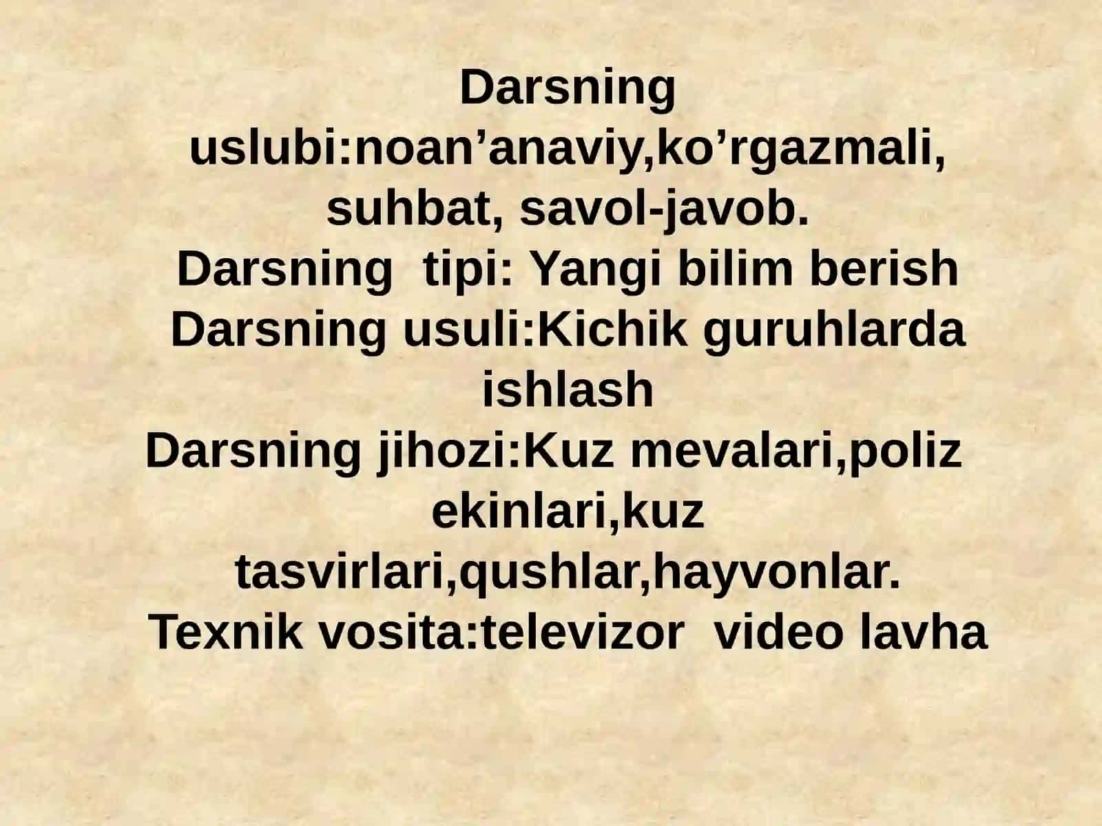 Oltin kuz dars ishlanmasi 4
