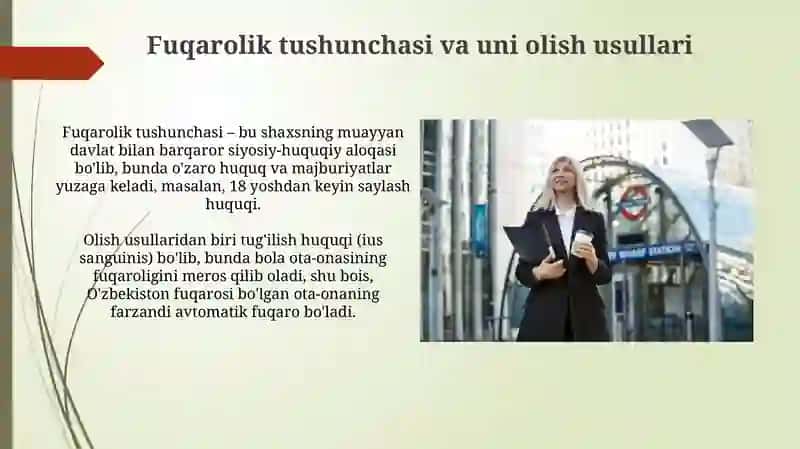 Chet el fuqarolari va fuqaroligi boʻlmagan shaxslarning huquqiy holati 4