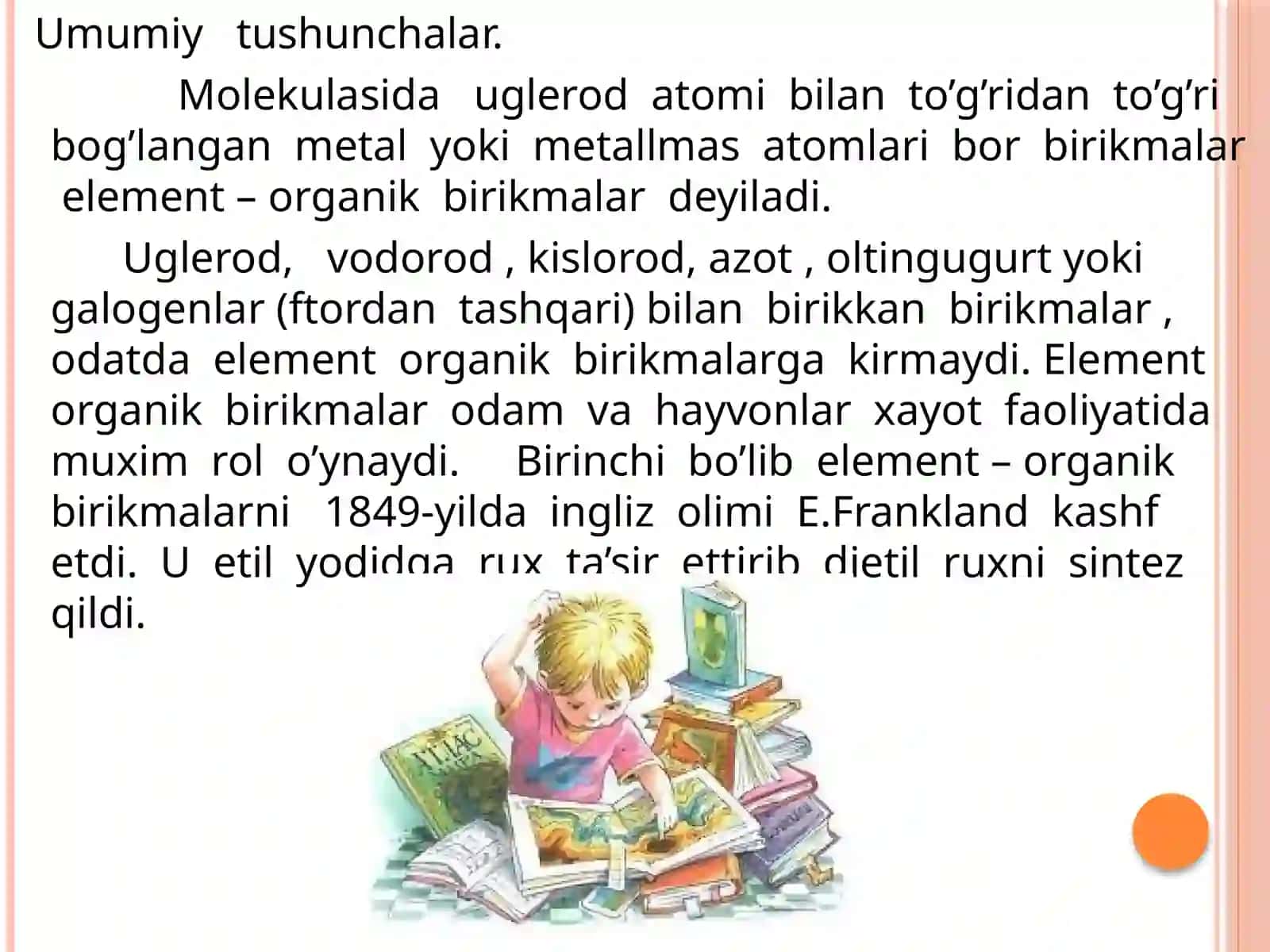 Element – organik birikmalar 4