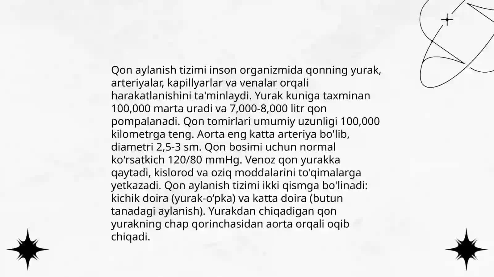 Yurak qon tomir sistemasi 4