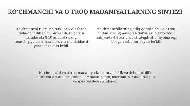 OʻrtaosiyoningilkOʻrtaasrlarmadaniyati 4