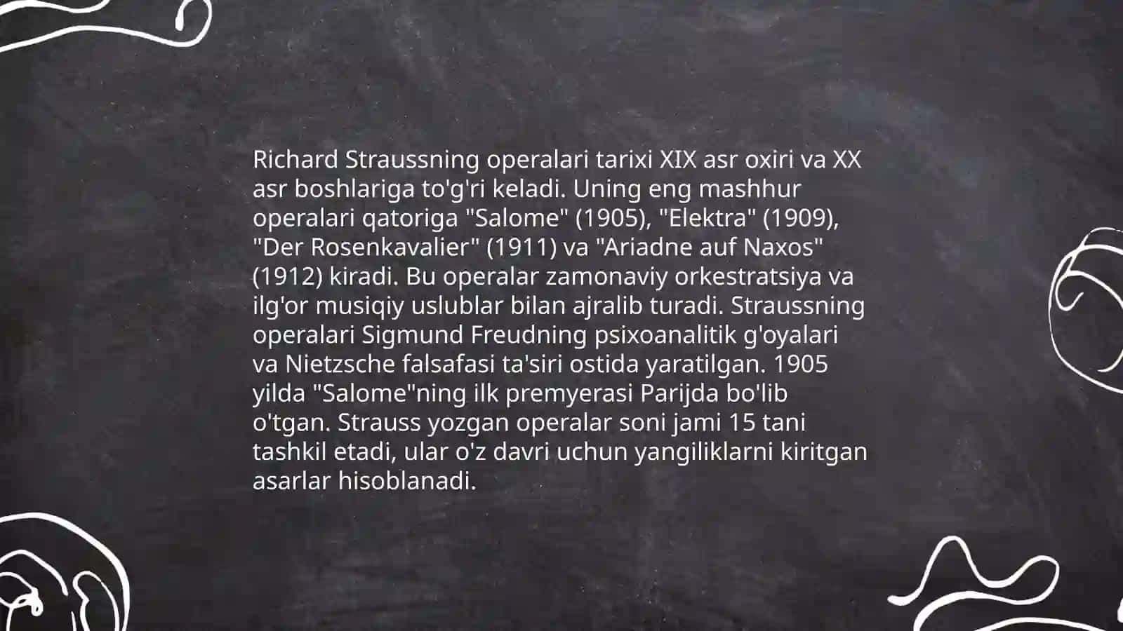 Richard Straussning operalari haqida 4