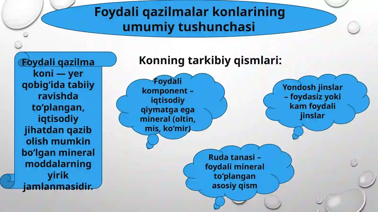Foydali qazilmalar konlarining genetik tasniflanishi 4