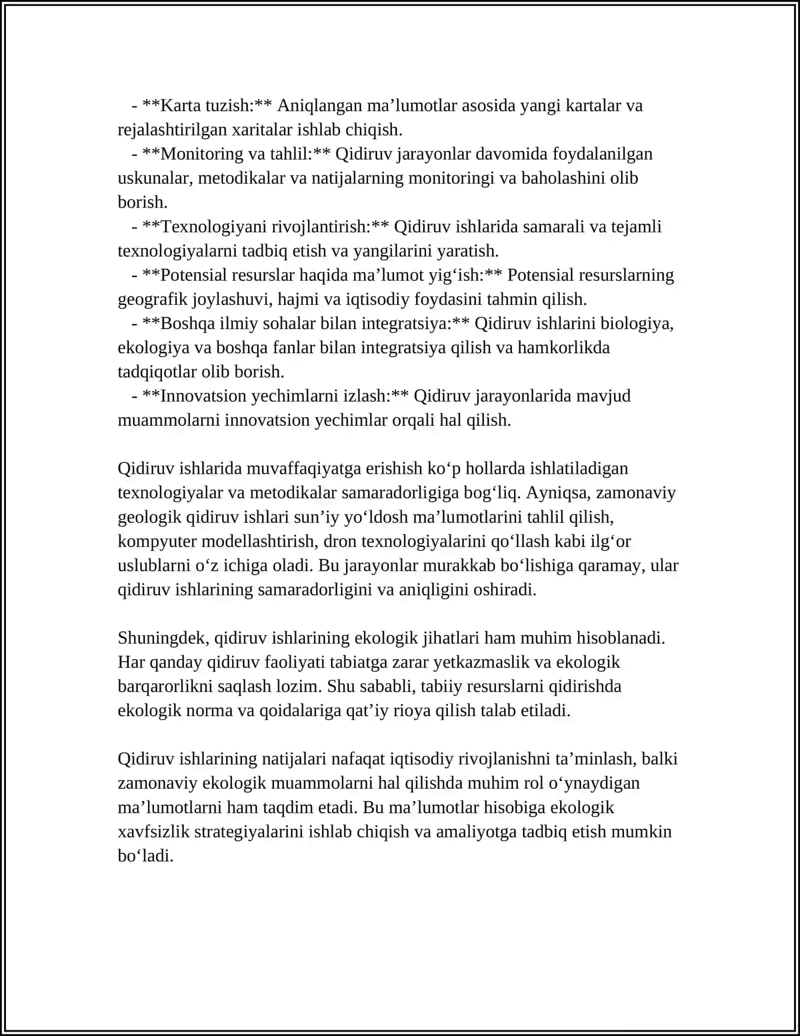 AVTOMOBIL YO'LLARI MUHANDISLIGIDA QIDIRUV ISHLARI TARKIBI VA TURLARI 4