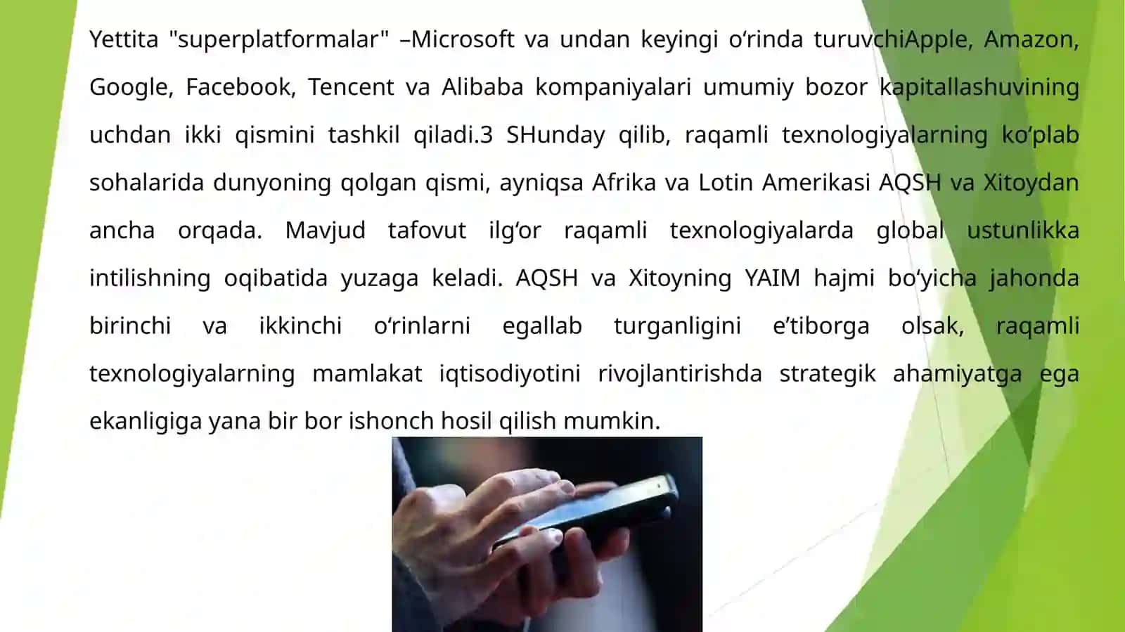 Mobiltexnologiyalar va biznesning raqamli transformatsiyasi 4
