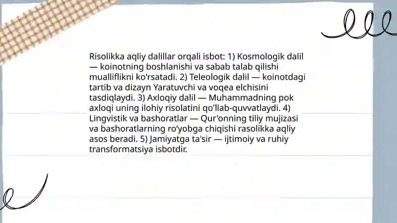 Aqli rasolik 4