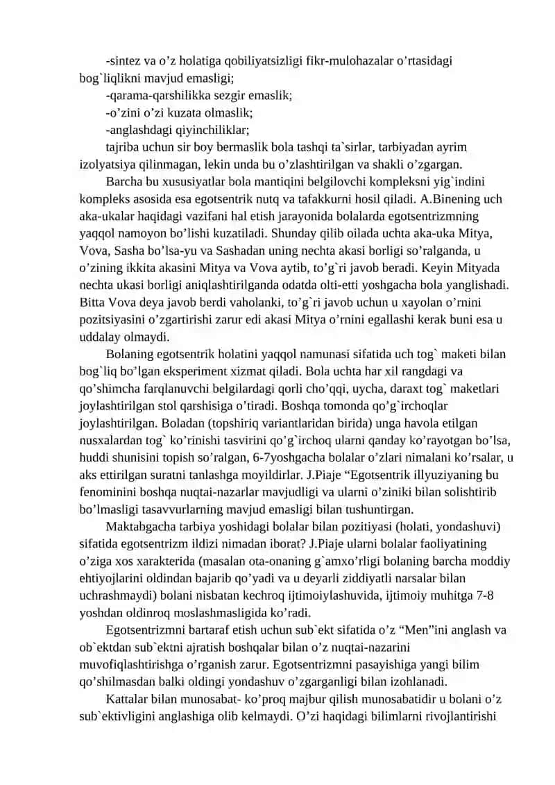 J.Piajening intelekt nazaryasi 4