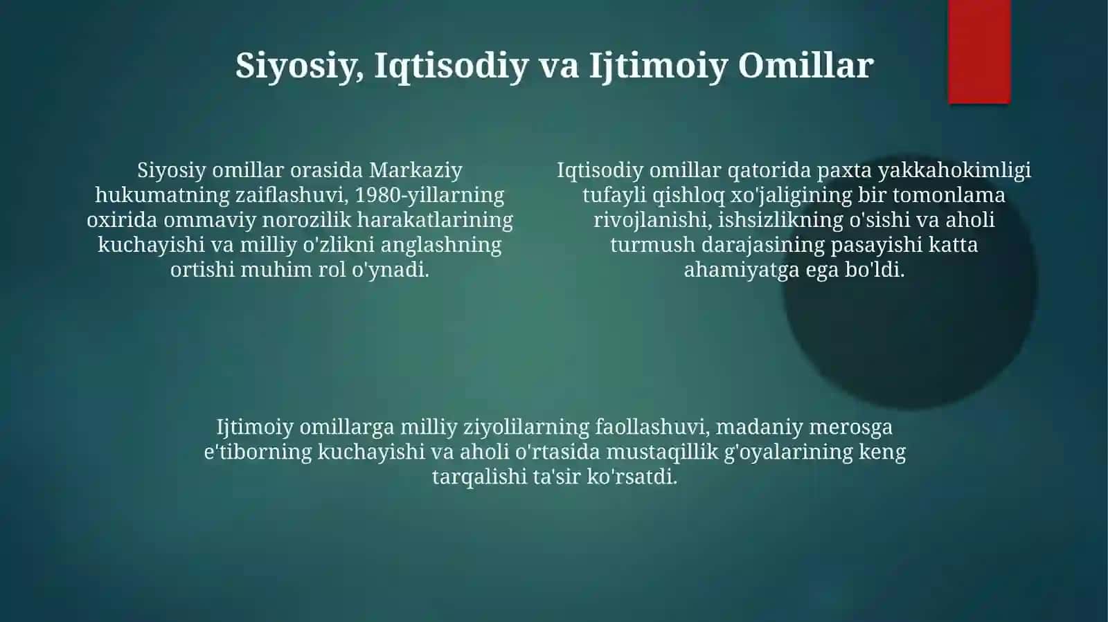 Oʻzbekiston Respublikasining tashkil topishi va uning ahamiyati 4