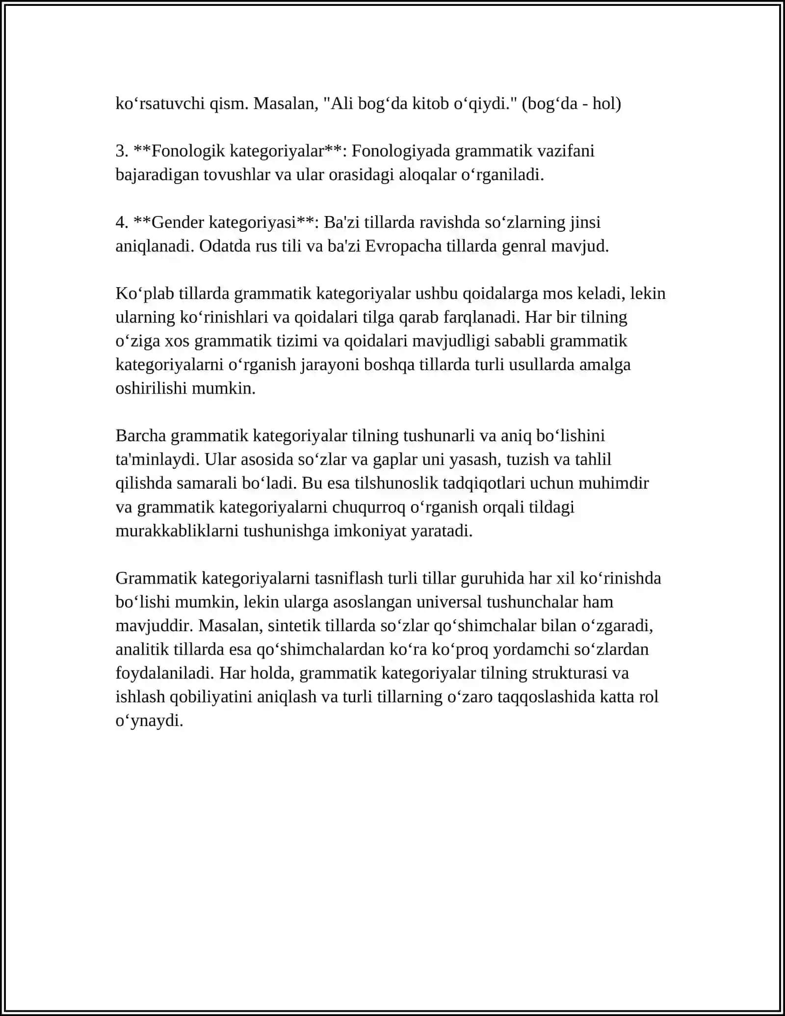 GRAMMATIK KATEGORIYA TUSHUNCHASI 4