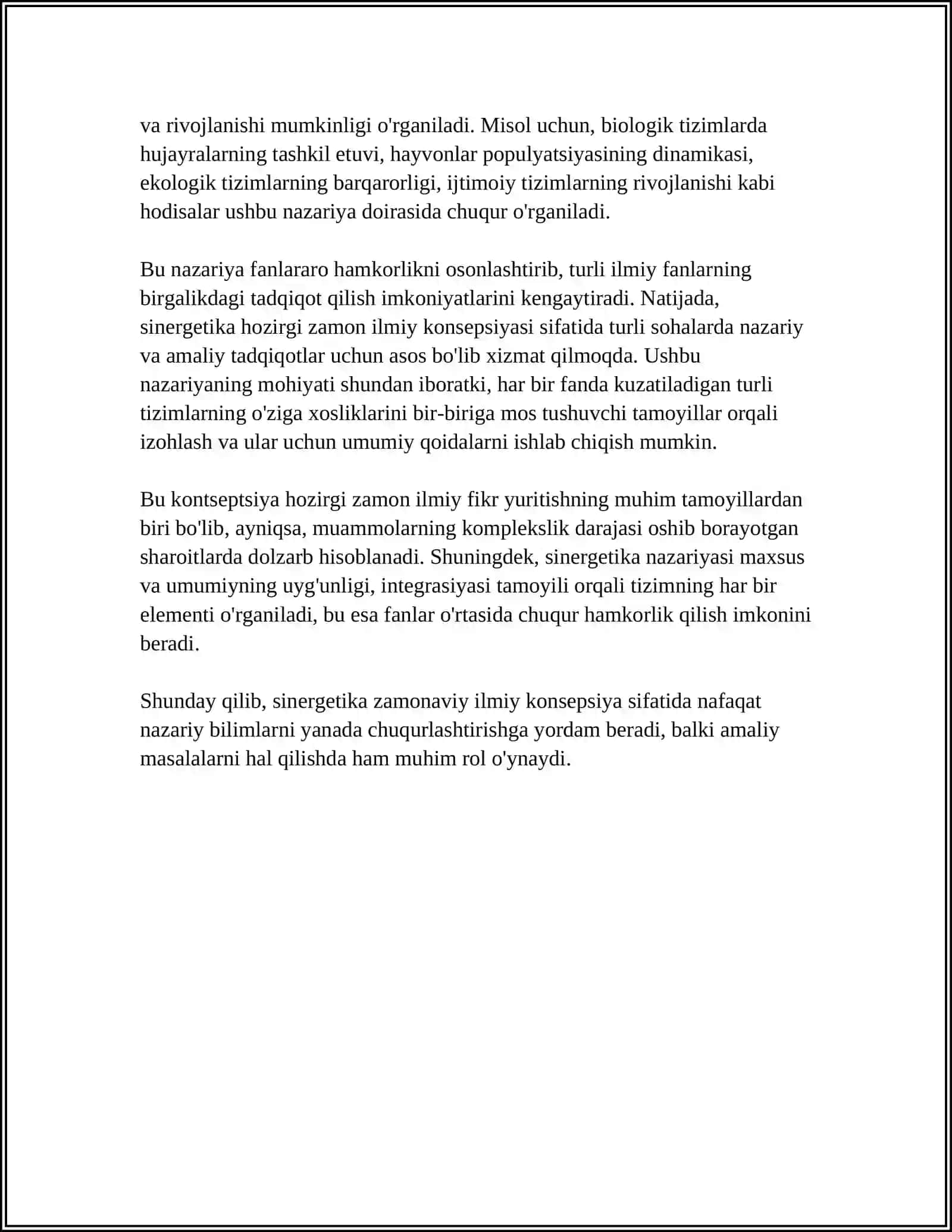 SINERGETIKA--ZAMONAVIY ILMIY KONSEPSIYA SIFATIDA 4
