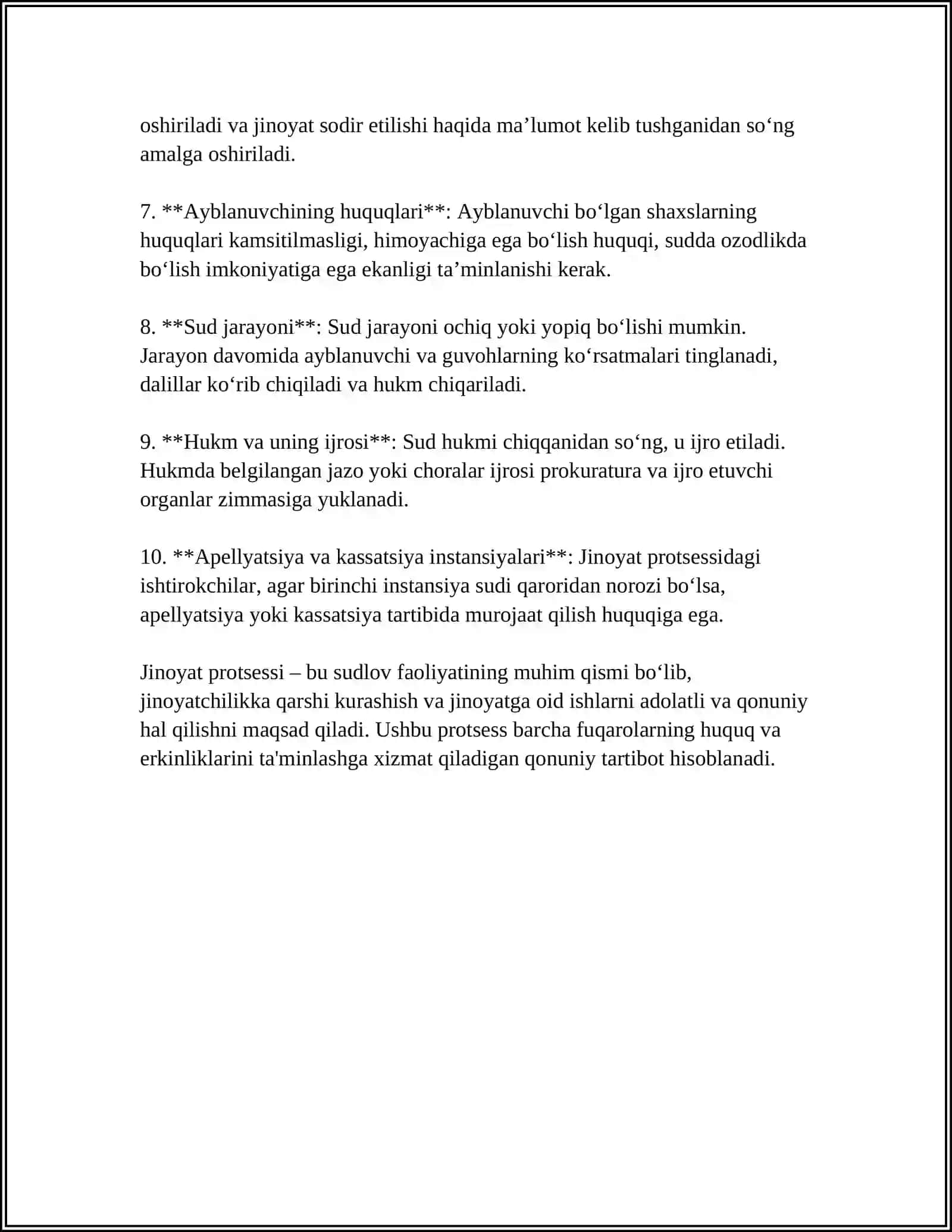 JINOYAT PROCESSI PRINSIPLARI 4