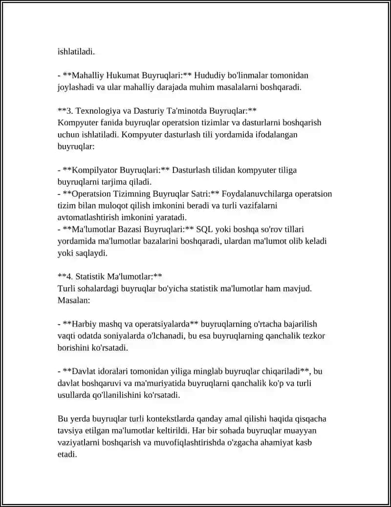 MA'MURIY-BOSHQARUV FAOLYATIDA XIZMAT MAVQEYIGA KO'RA HUJJAT TURLARI 4