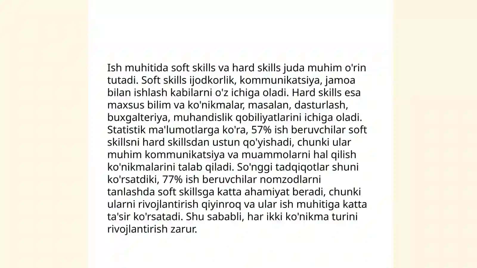 Soft skills va Hard skills - o'zaro to'ldiruv va farqli jihatlari 4