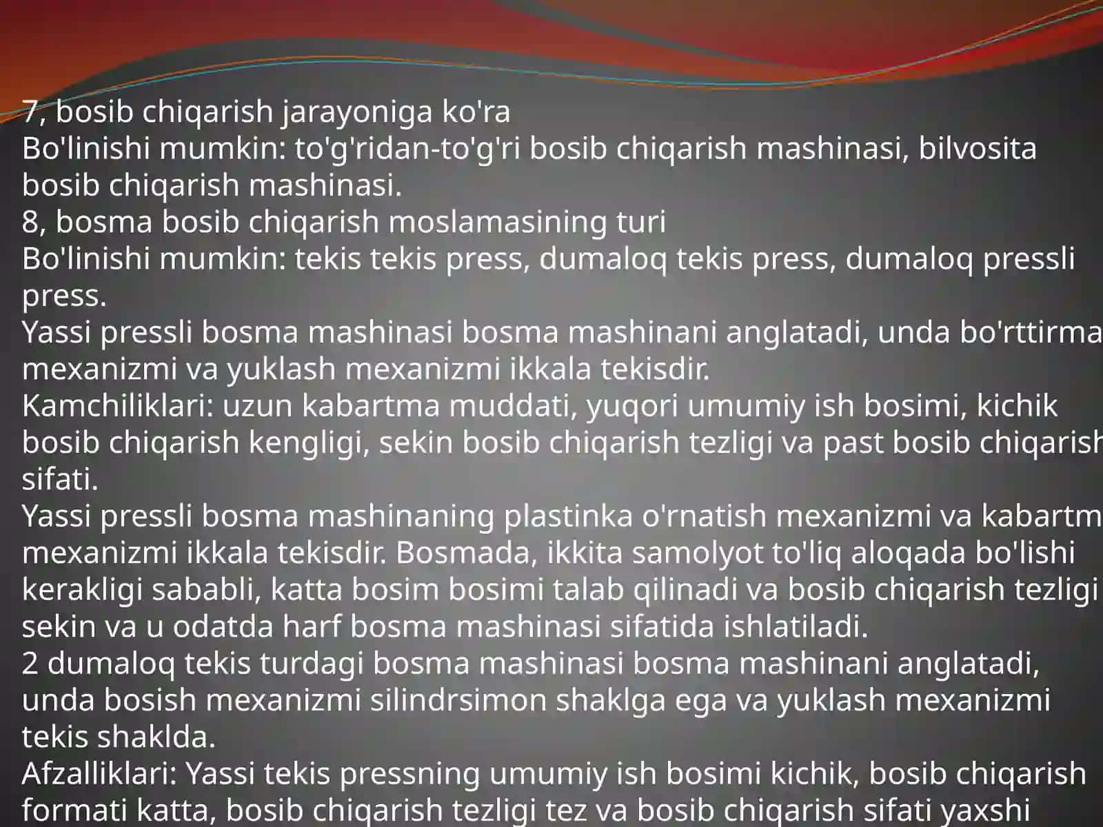 Bosma Mashinalarining Turlari 4