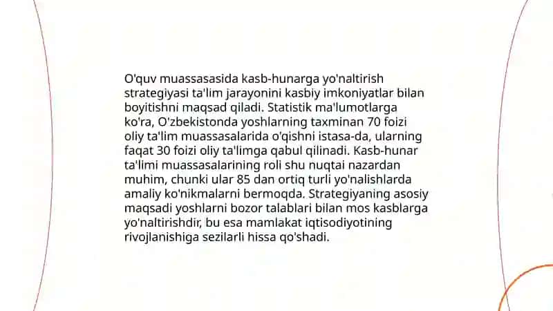Kasb-hunarga yo'naltirish ishini tashkil etish 4